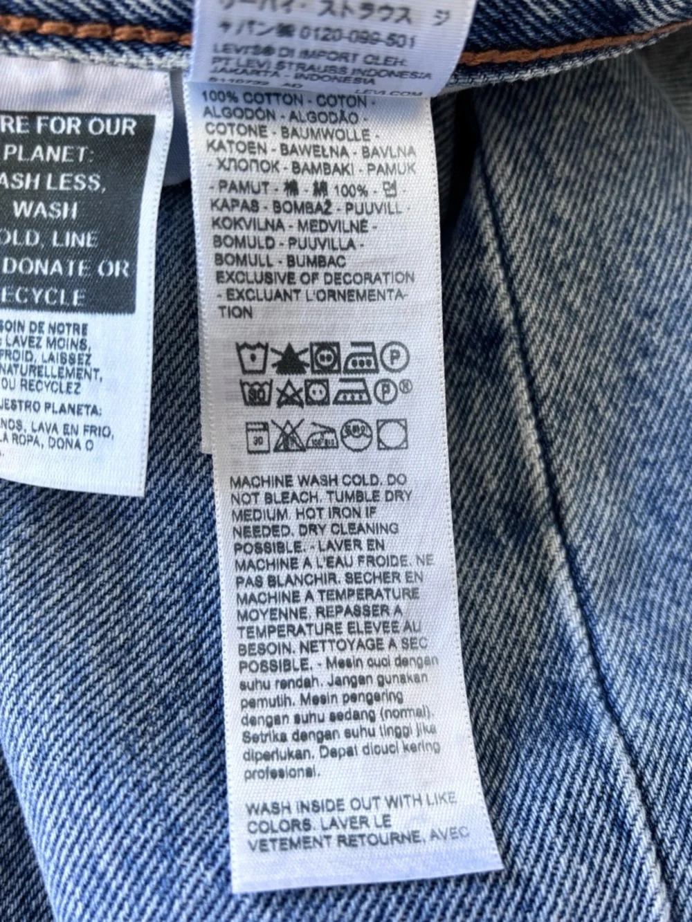 NWOT! Levi’s XL Baggy Straight Jeans - Picture 15 of 16